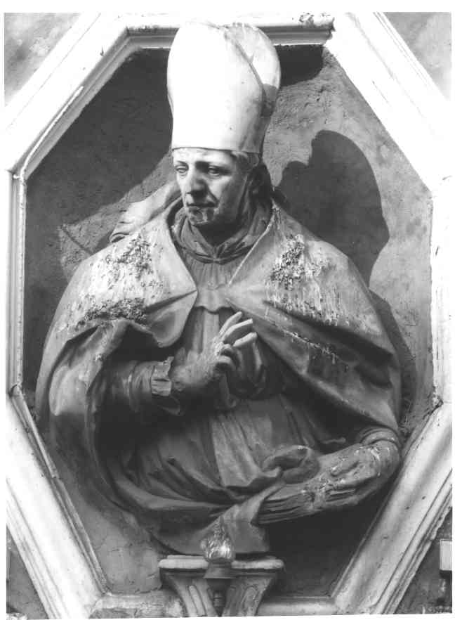 San Gennaro (scultura, elemento d'insieme) di Vaccaro Domenico Antonio (sec. XVIII)