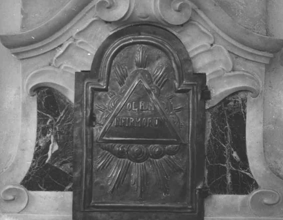 armadietto per oli santi - bottega napoletana (metà sec. XIX)