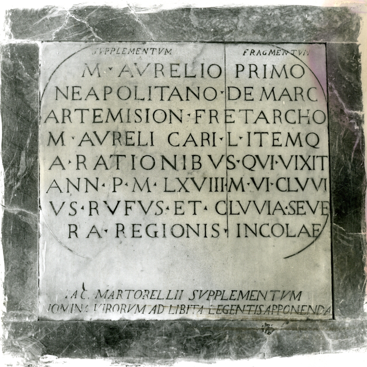 lapide tombale - bottega napoletana (sec. XVIII)