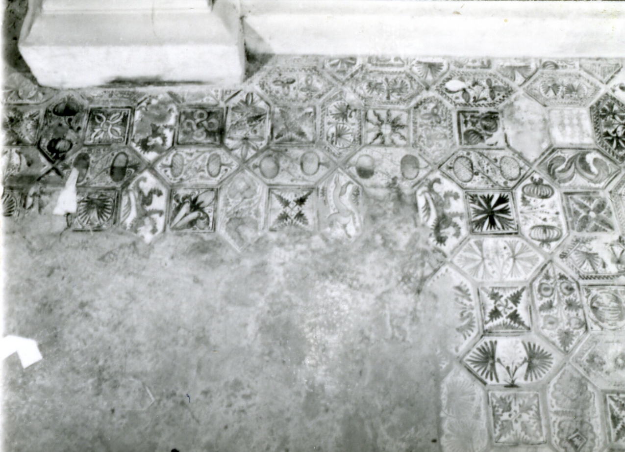 pavimento - bottega napoletana (secondo quarto sec. XV)