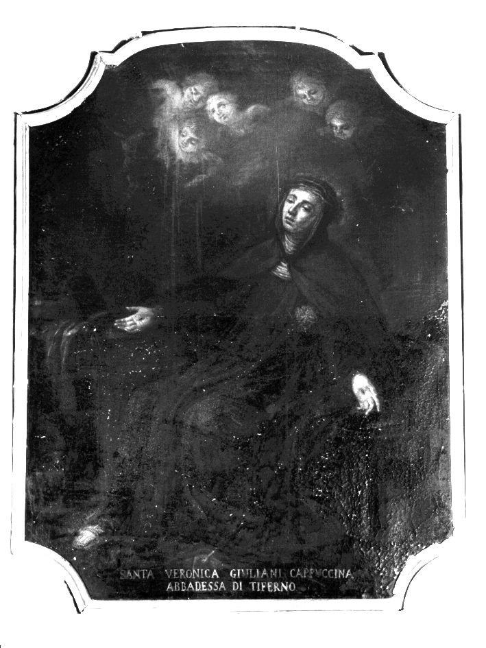 Santa Veronica Giuliani riceve le stimmate (dipinto) - ambito napoletano (seconda metà sec. XVIII)