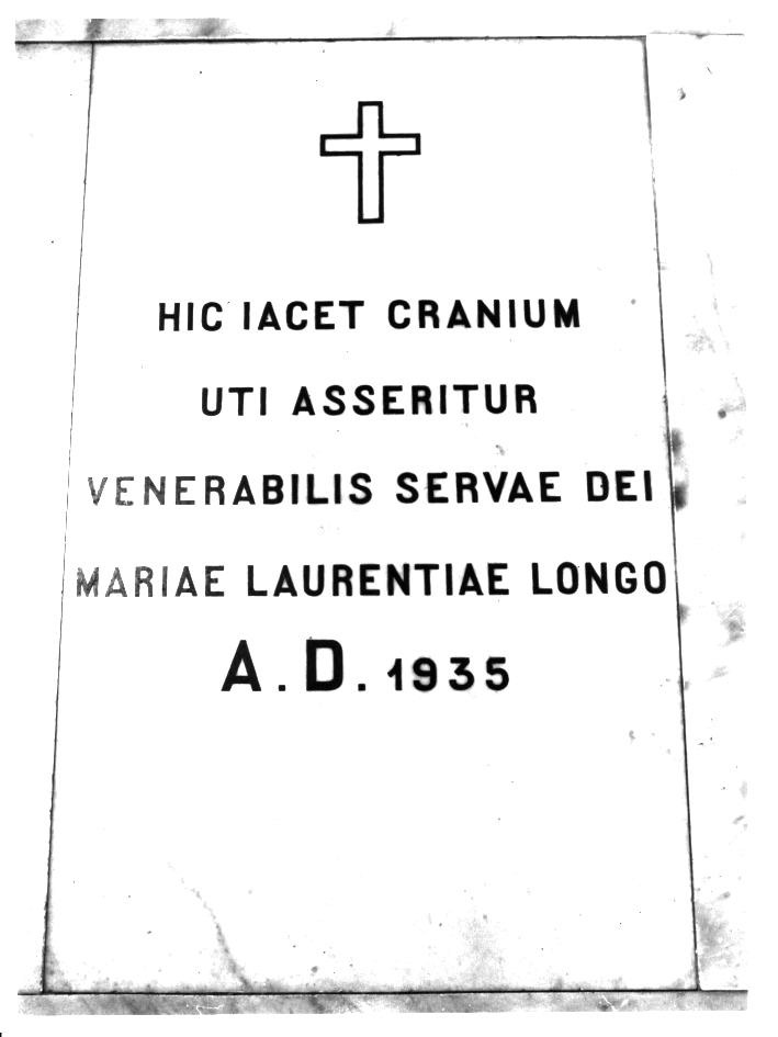 lapide tombale - bottega napoletana (sec. XX)