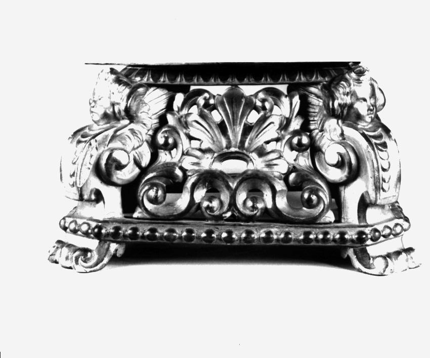 pellicano (tronetto per esposizione eucaristica, frammento) - bottega napoletana (seconda metà sec. XIX)