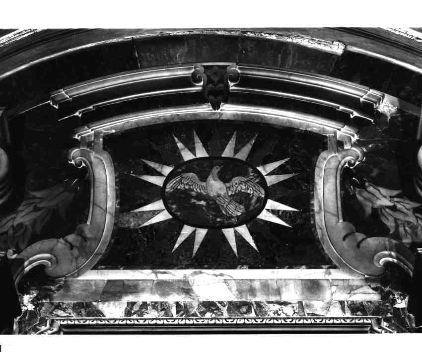 mostra d'altare, elemento d'insieme - bottega napoletana (prima metà sec. XVIII)