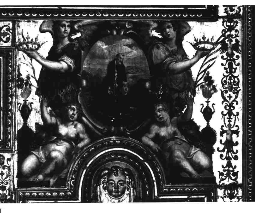 San Mauro salva San Placido dalle acque (dipinto, elemento d'insieme) - ambito napoletano (inizio sec. XVII)