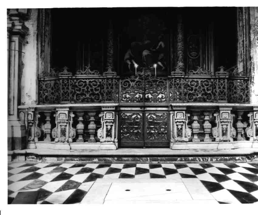 cancello di balaustrata di Strina Filippo (sec. XVIII)