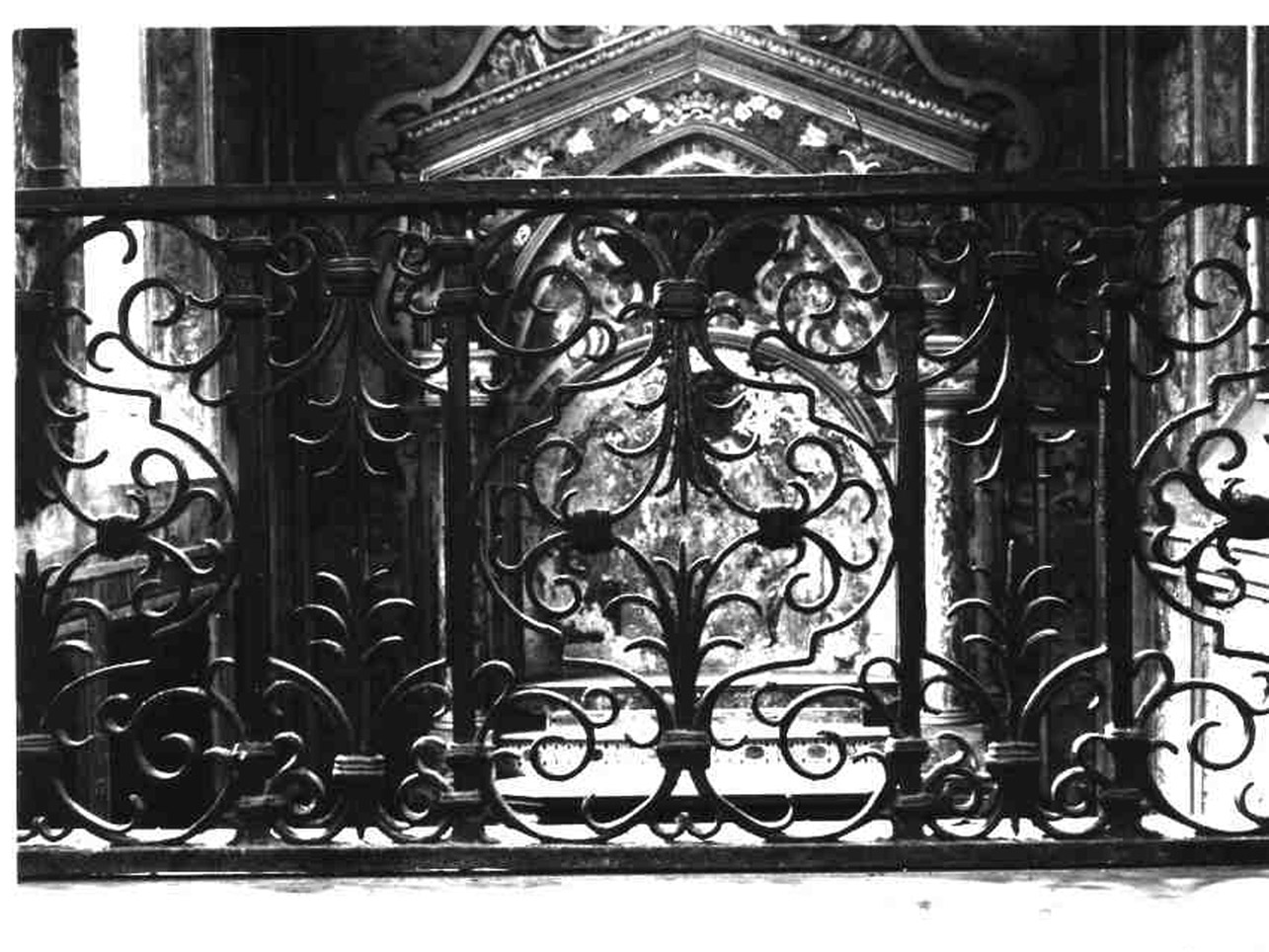 ringhiera - bottega napoletana (primo quarto sec. XVIII)