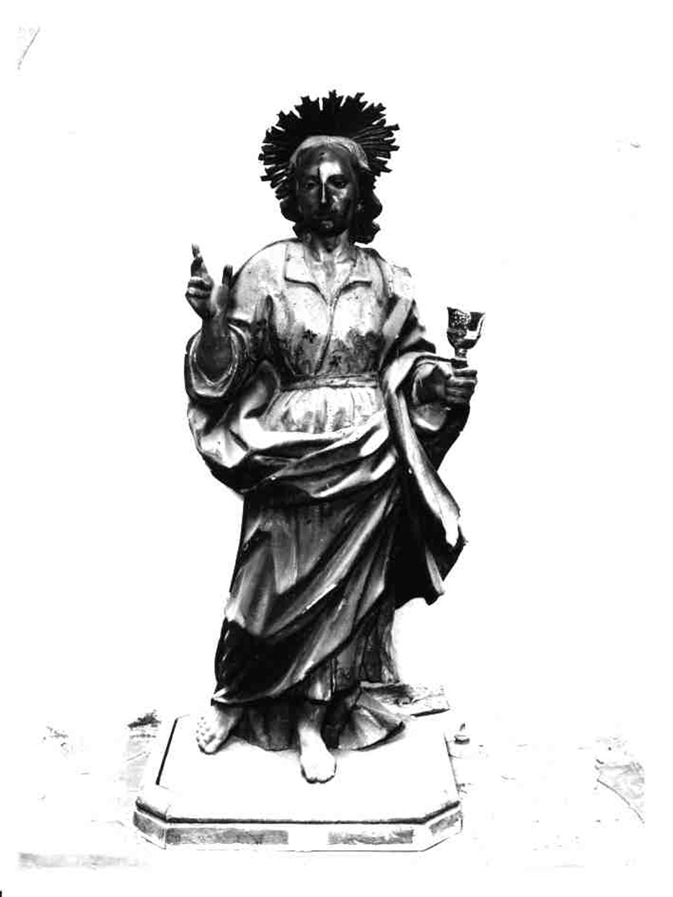 San Giovanni Evangelista (scultura) - bottega napoletana (prima metà sec. XVIII)
