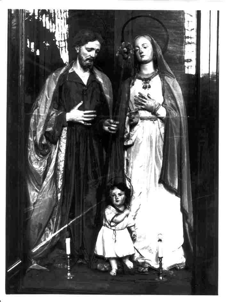 Sacra Famiglia (gruppo scultoreo) - bottega napoletana (fine sec. XVIII)