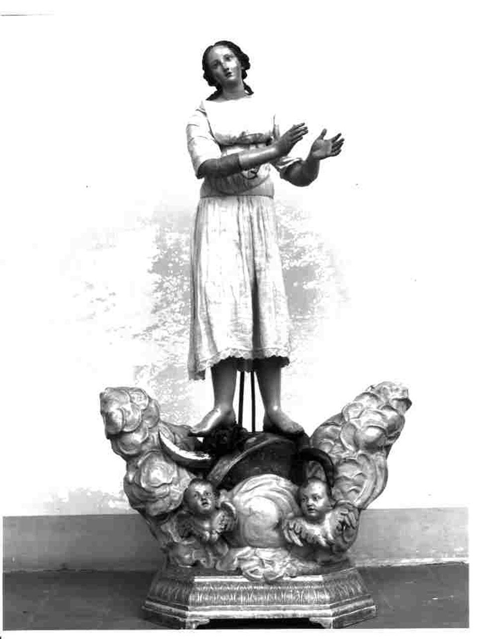 Immacolata Concezione (statuetta) - bottega napoletana (fine/inizio secc. XVIII/ XIX)