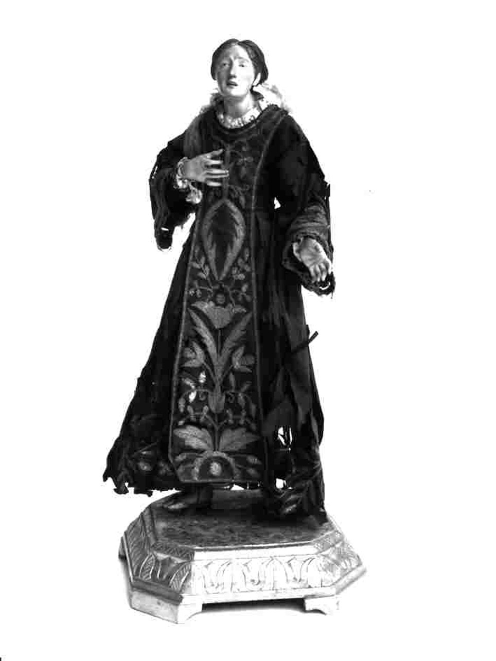 Madonna Addolorata (statuetta devozionale) - bottega napoletana (inizio sec. XVIII)