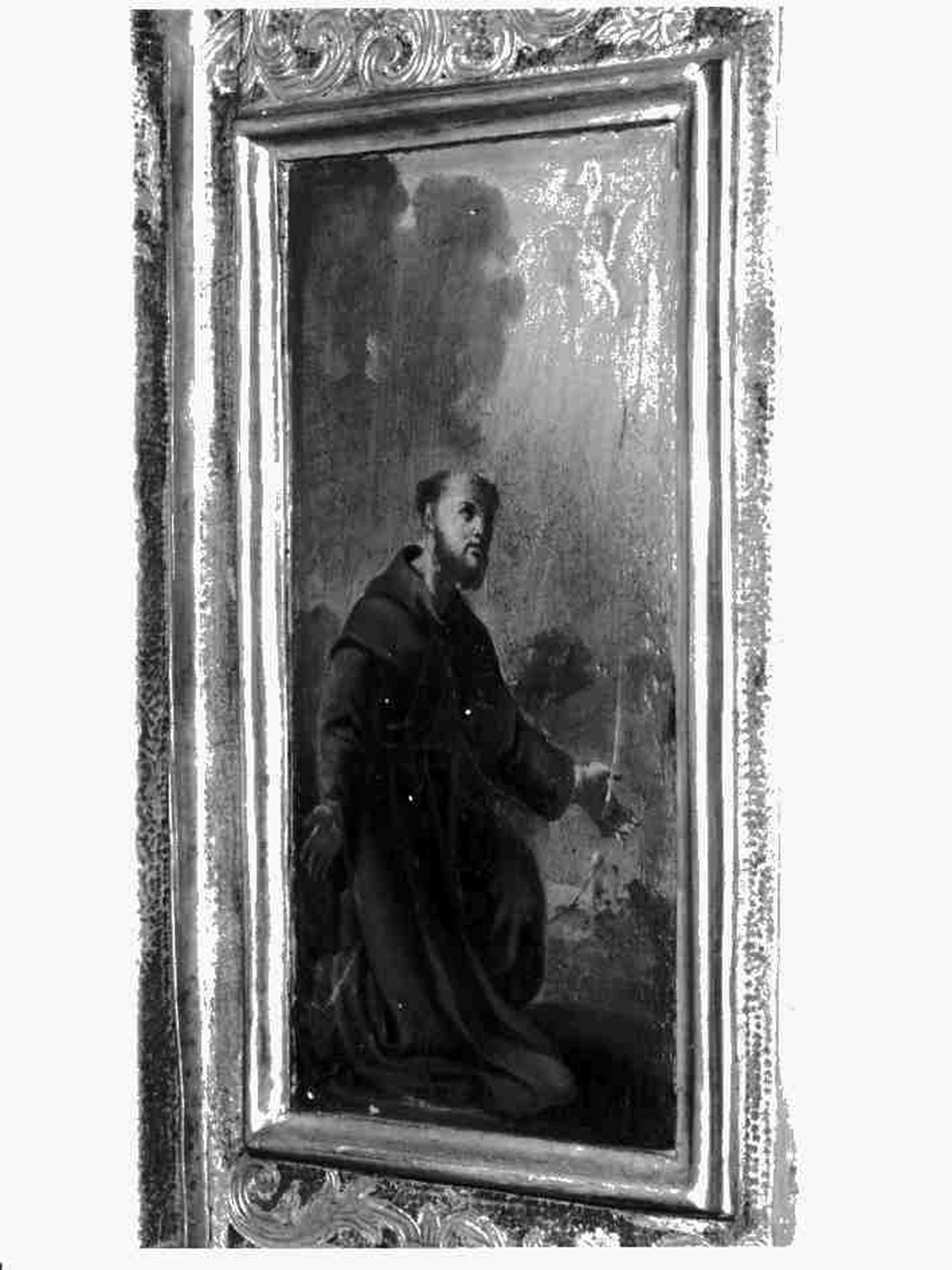 San Francesco d'Assisi riceve le stimmate (dipinto) - ambito napoletano (seconda metà sec. XVIII)