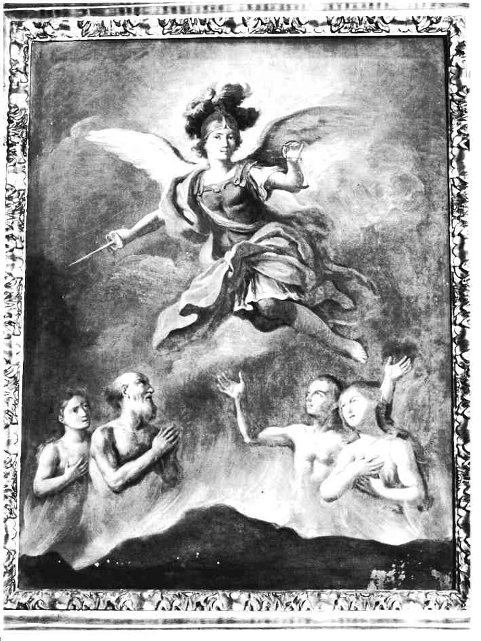 San Michele Arcangelo pesa le anime (dipinto) - ambito napoletano (fine sec. XVIII)