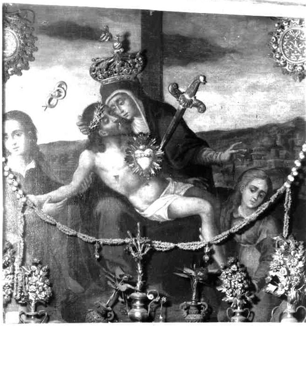 compianto sul Cristo morto (dipinto) - ambito napoletano (fine sec. XVI)