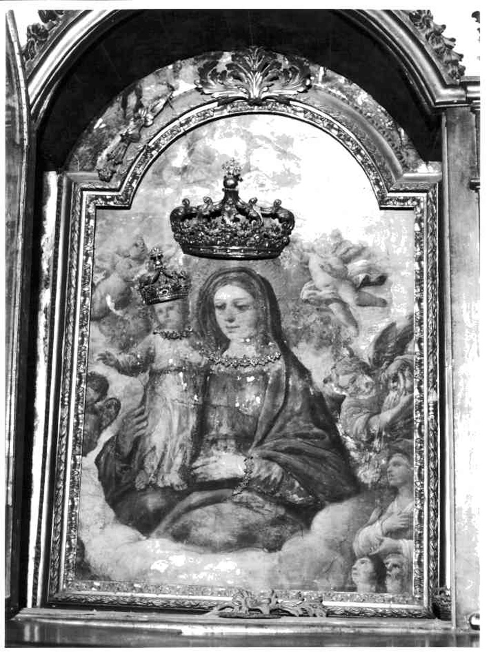 Madonna con Bambino (dipinto) - ambito napoletano (fine sec. XVII)