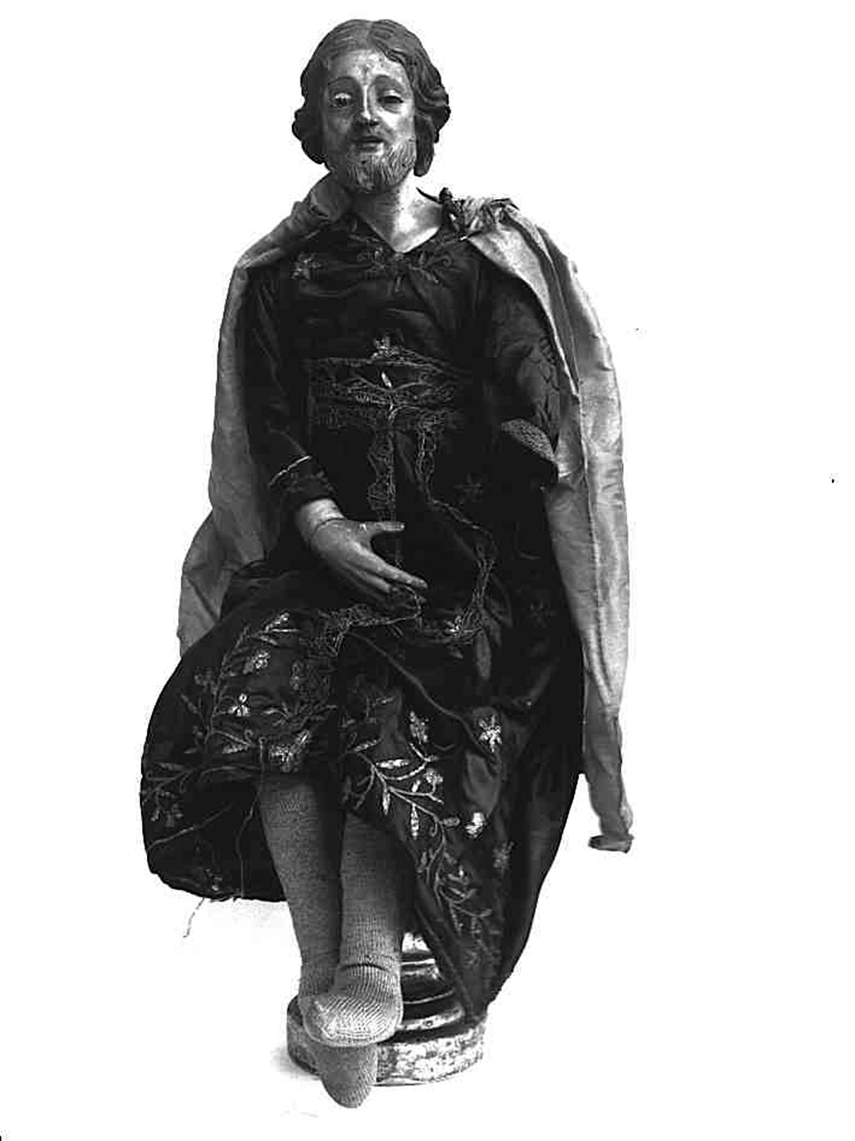 SAN GIUSEPPE (STATUETTA DA PRESEPIO) - AMBITO NAPOLETANO (Prima metà sec. XVIII)