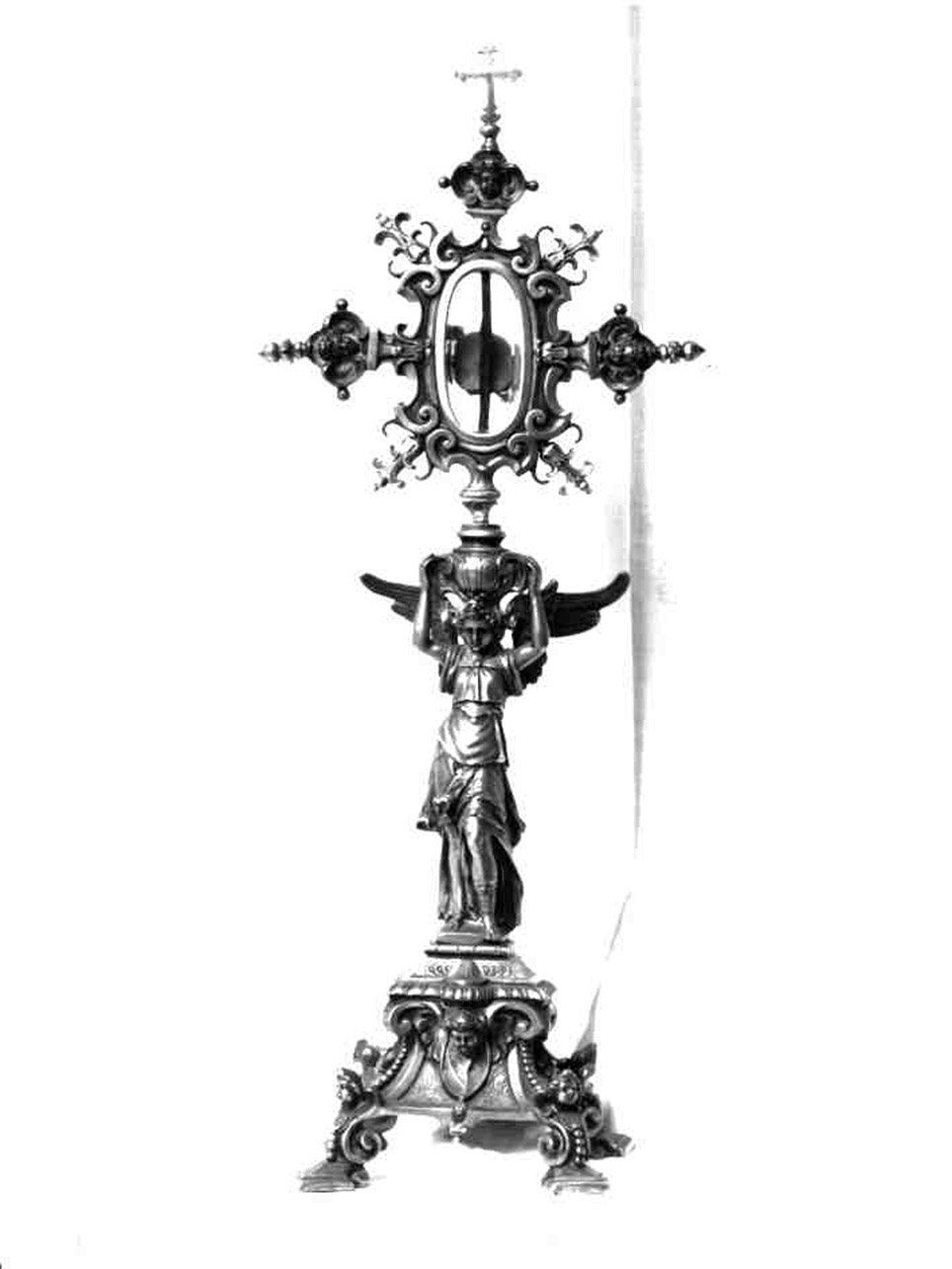 reliquiario - a ostensorio - bottega napoletana (prima metà sec. XVII)