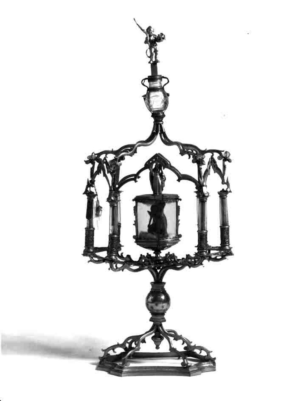 RELIQUIARIO - architettonico - manifattura napoletana (Seconda metà sec. XVII)