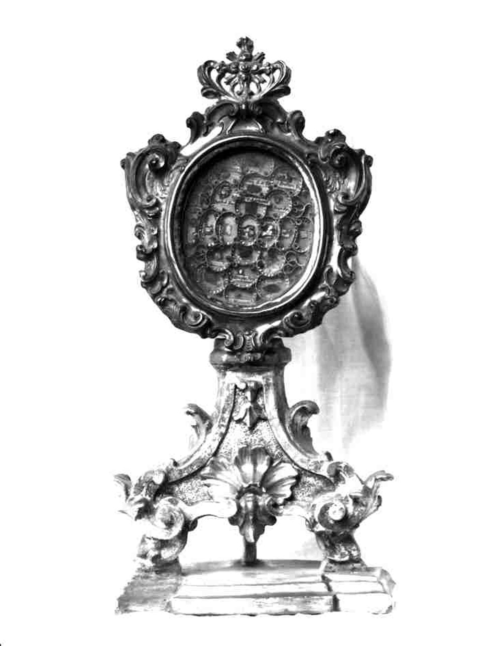 reliquiario - a ostensorio - bottega napoletana (fine sec. XVIII)