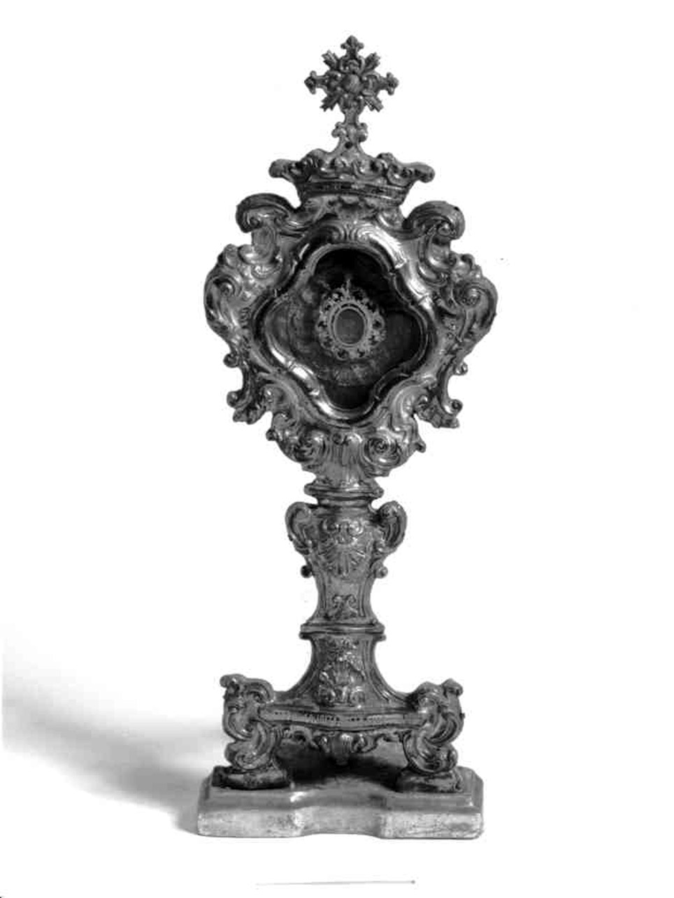 reliquiario - a ostensorio - bottega napoletana (sec. XVIII)