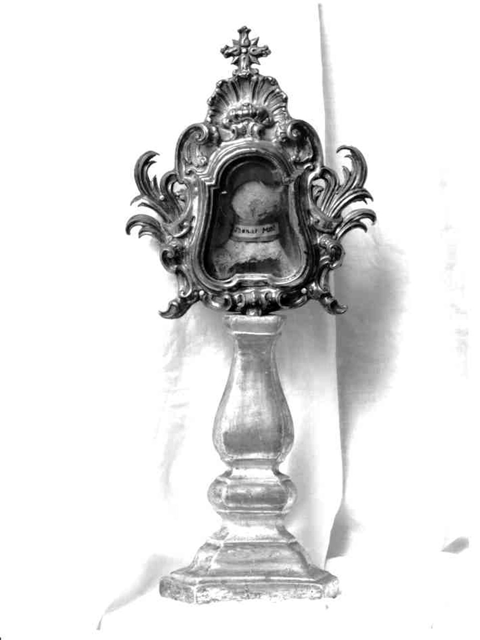 RELIQUIARIO - A OSTENSORIO - bottega argentiera napoletana (Seconda metà sec. XVIII)