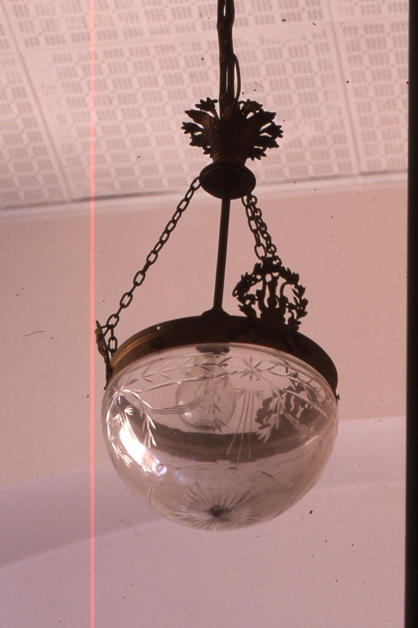 lampadario - bottega italiana (seconda metà sec. XIX)