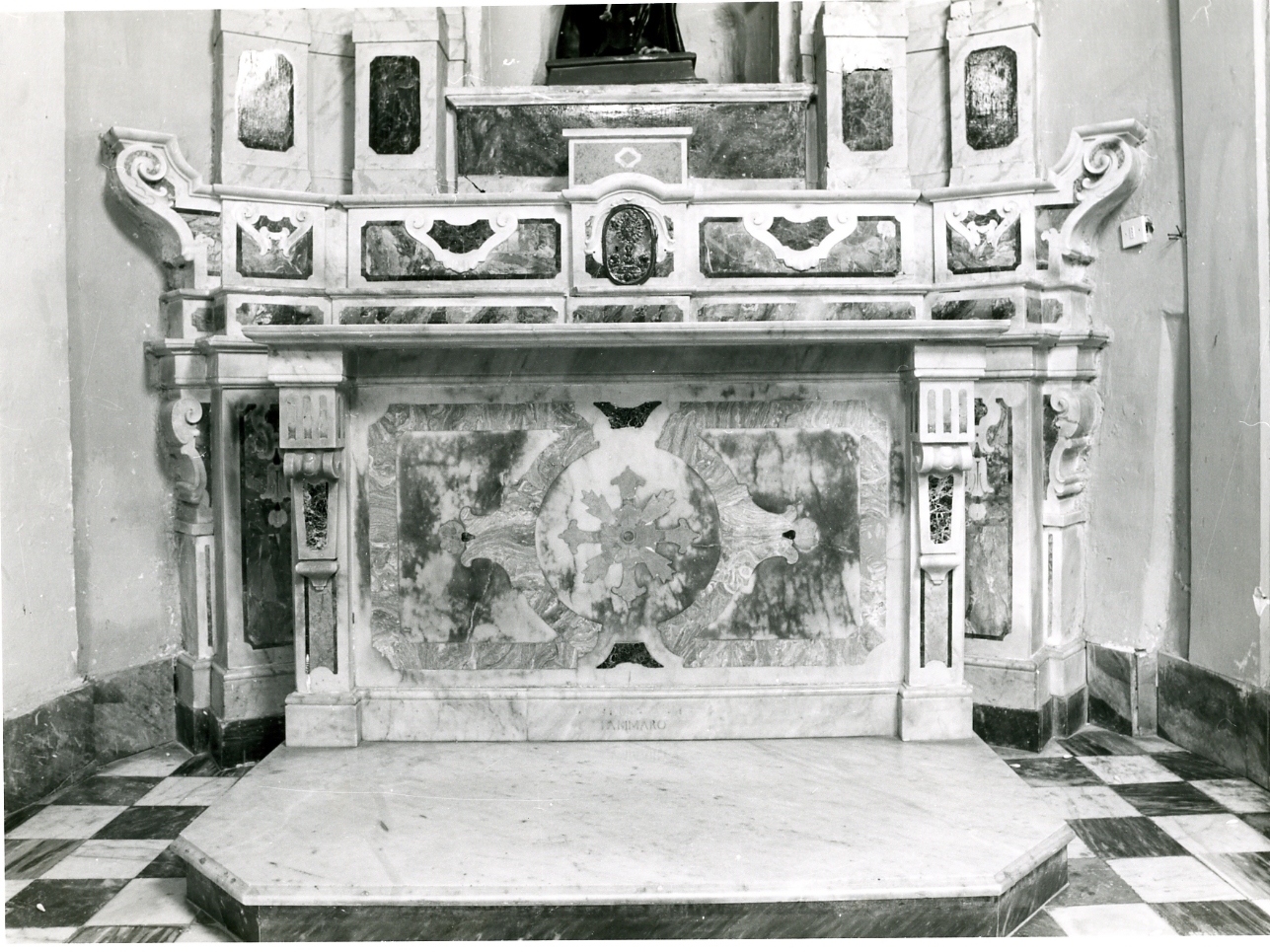 altare, elemento d'insieme - bottega napoletana (sec. XVIII)