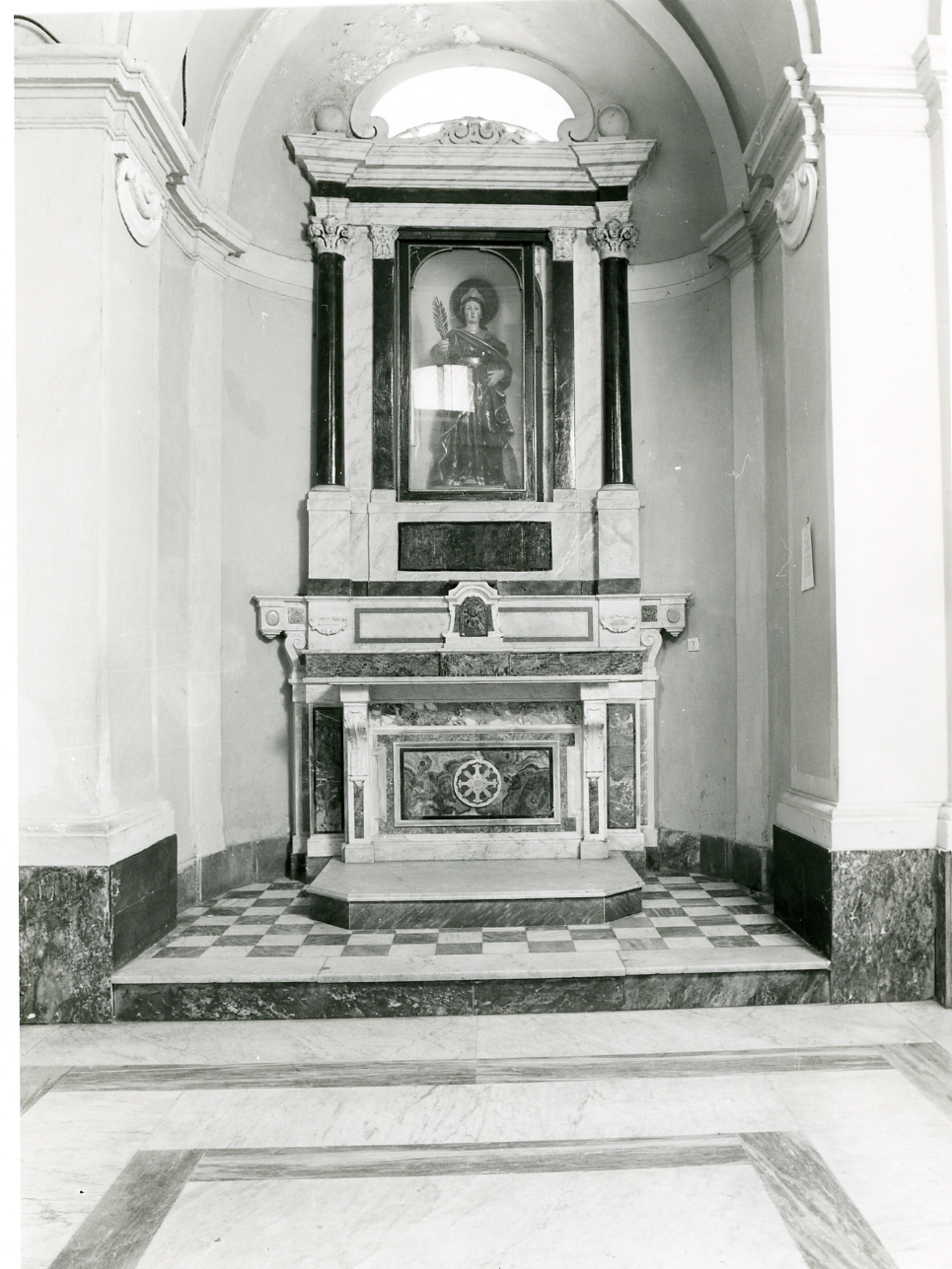 altare, elemento d'insieme - bottega napoletana (inizio sec. XIX)