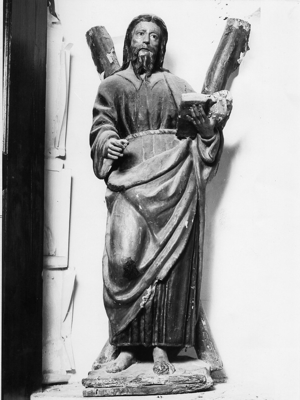 Sant'Andrea (statua) - bottega campana (prima metà sec. XVII)