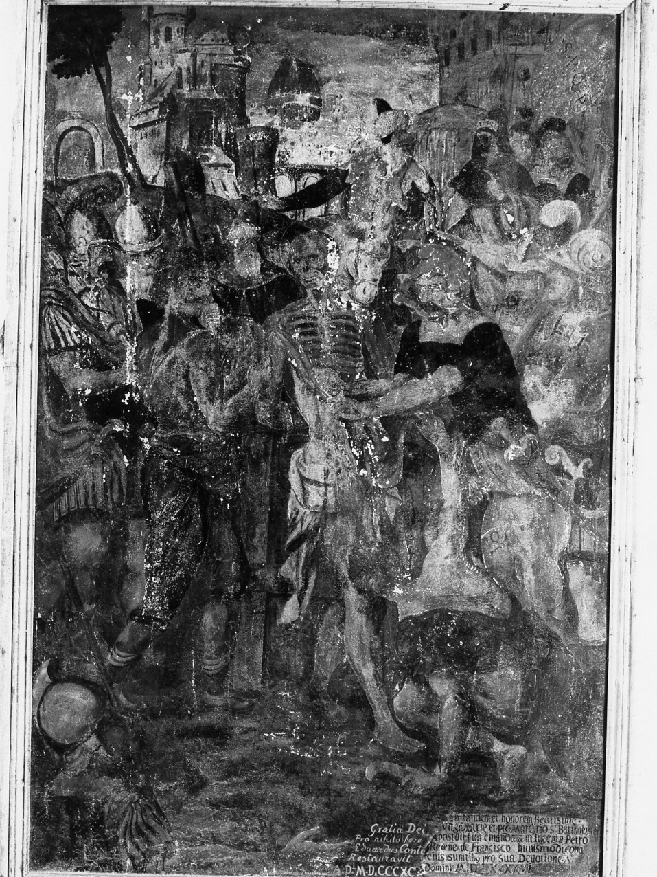martirio di San Bartolomeo (dipinto) di Calise Cesare (sec. XVI)