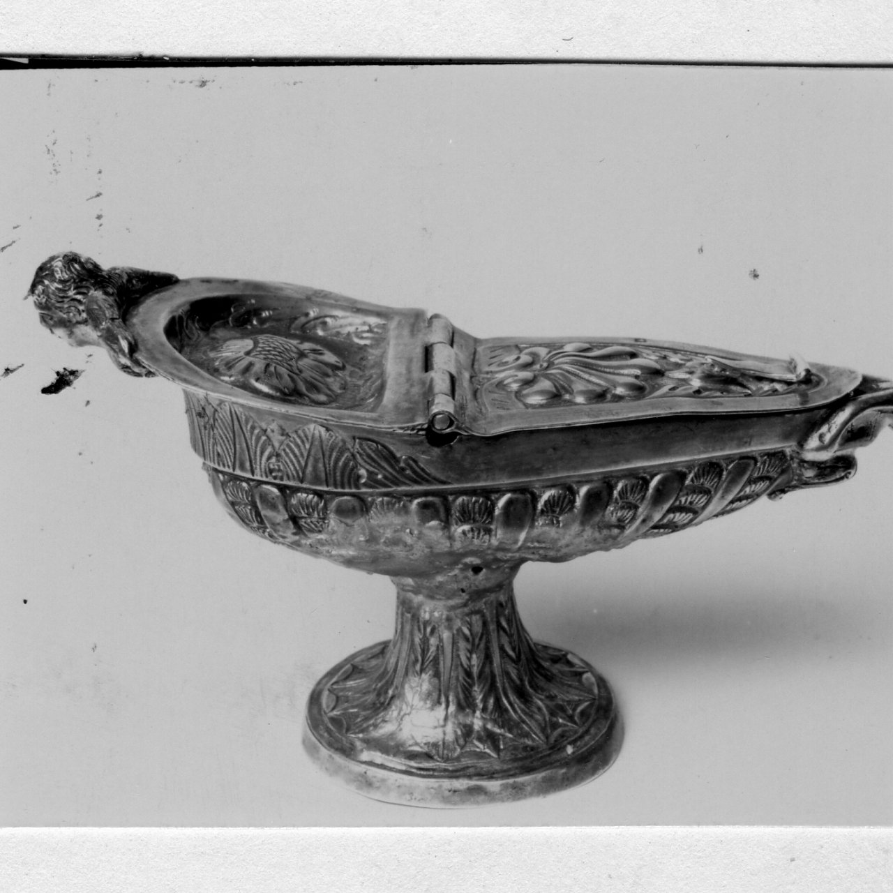 navicella portaincenso - bottega campana (sec. XIX)