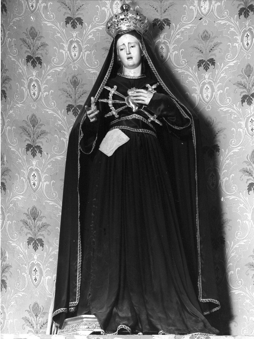 Madonna Addolorata (statua) - bottega campana (seconda metà sec. XIX)