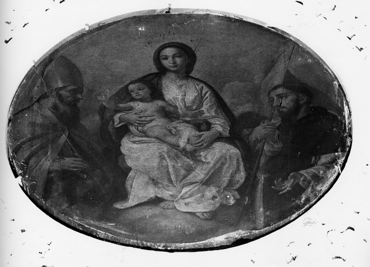 Madonna con Bambino e Santi (dipinto) di Di Spigna Alfonso (metà sec. XVIII)