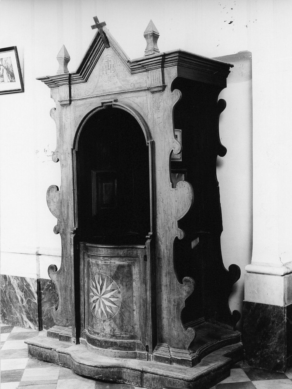 confessionale - bottega campana (metà sec. XIX)