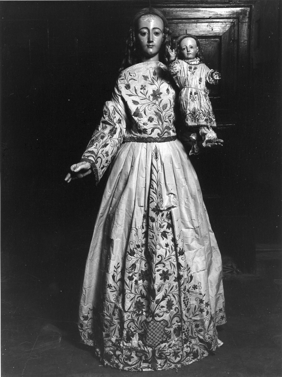 Madonna con Bambino (statua) - bottega campana (primo quarto sec. XVIII)