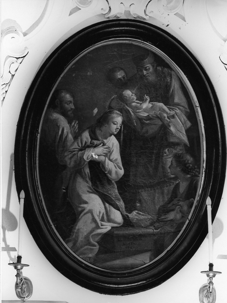 presentazione di Maria Vergine al tempio (dipinto) di Galante Severo (seconda metà sec. XVIII)