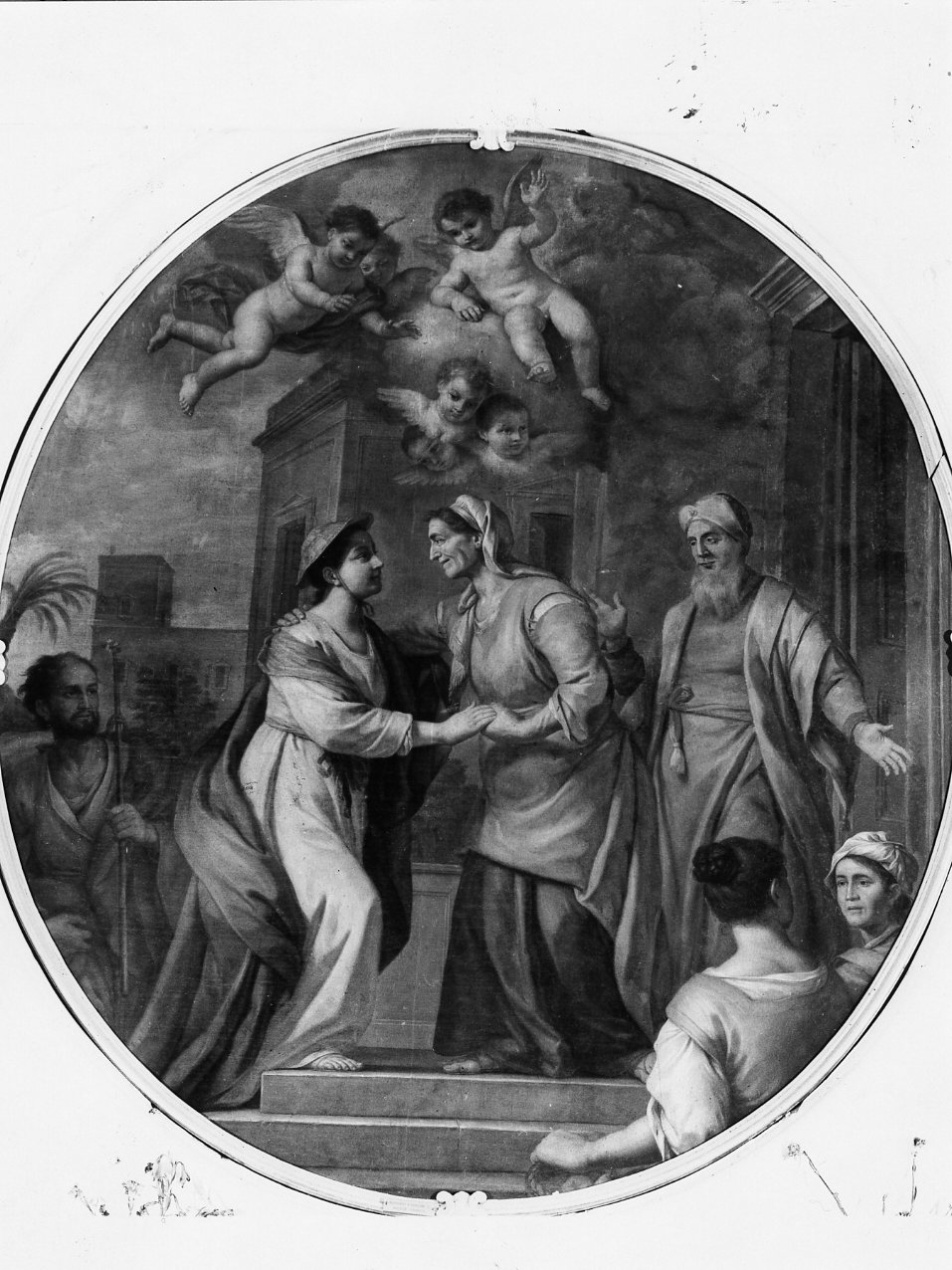 visitazione (dipinto) di Di Spigna Alfonso (sec. XVIII)