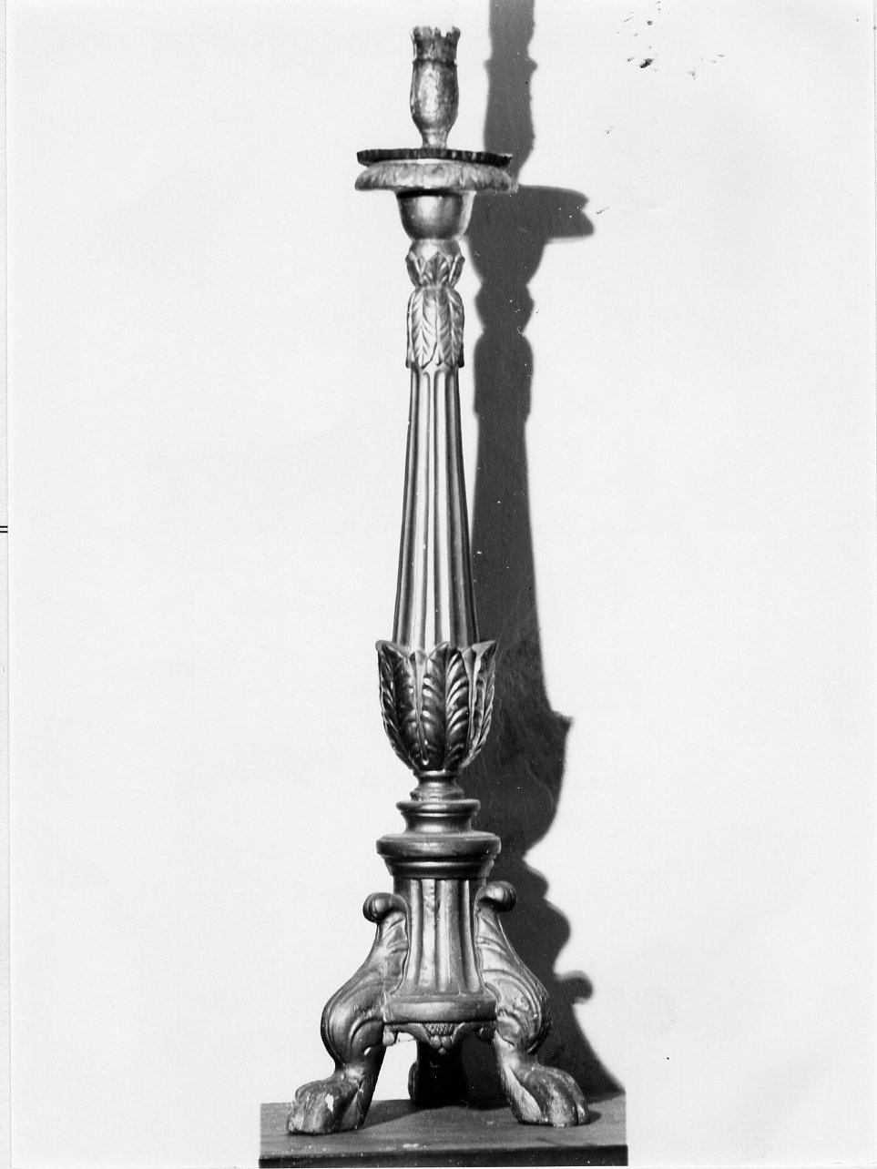 candeliere, serie - bottega campana (sec. XIX)