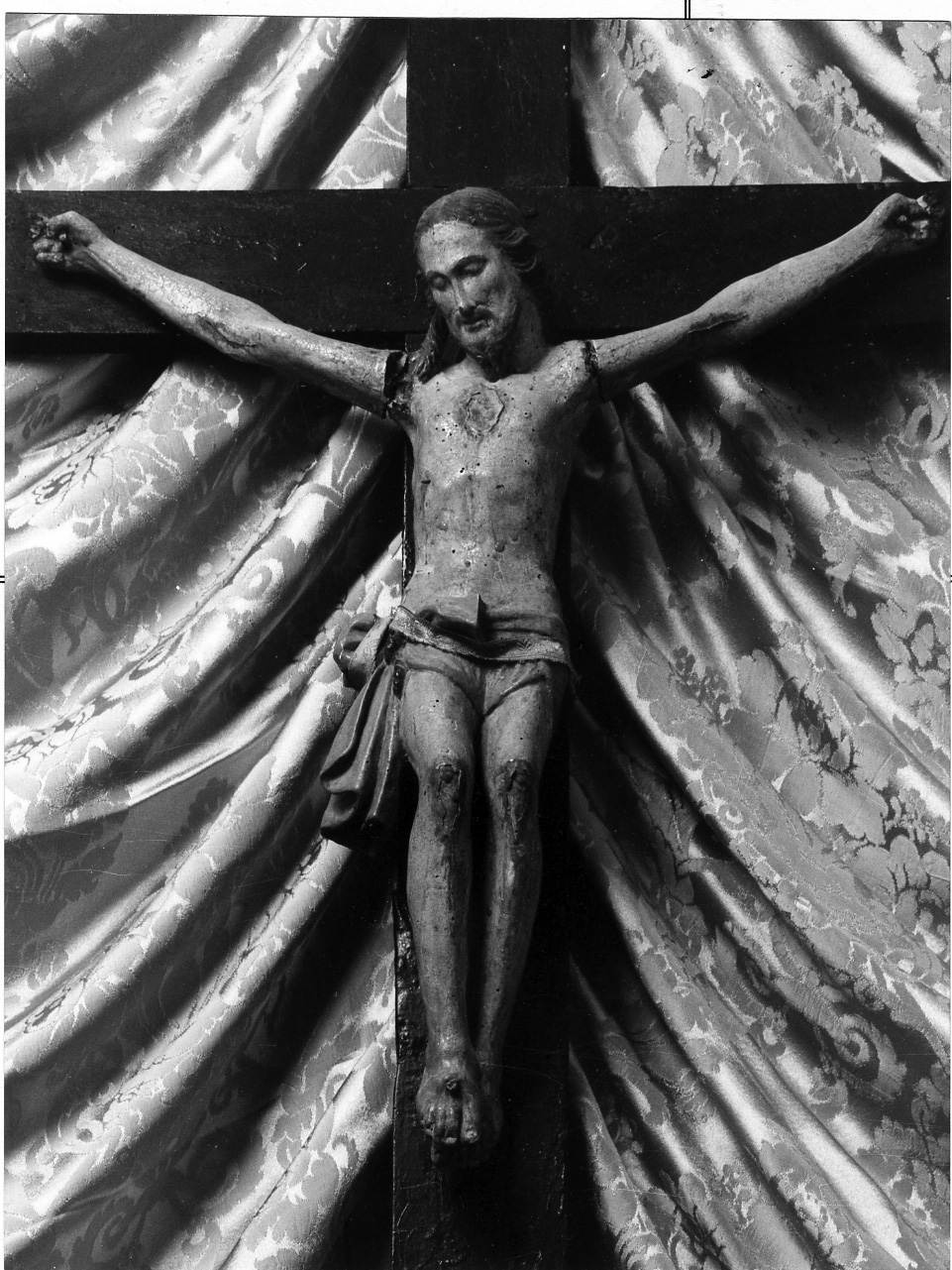 Cristo crocifisso (crocifisso) - bottega campana (prima metà sec. XVII)