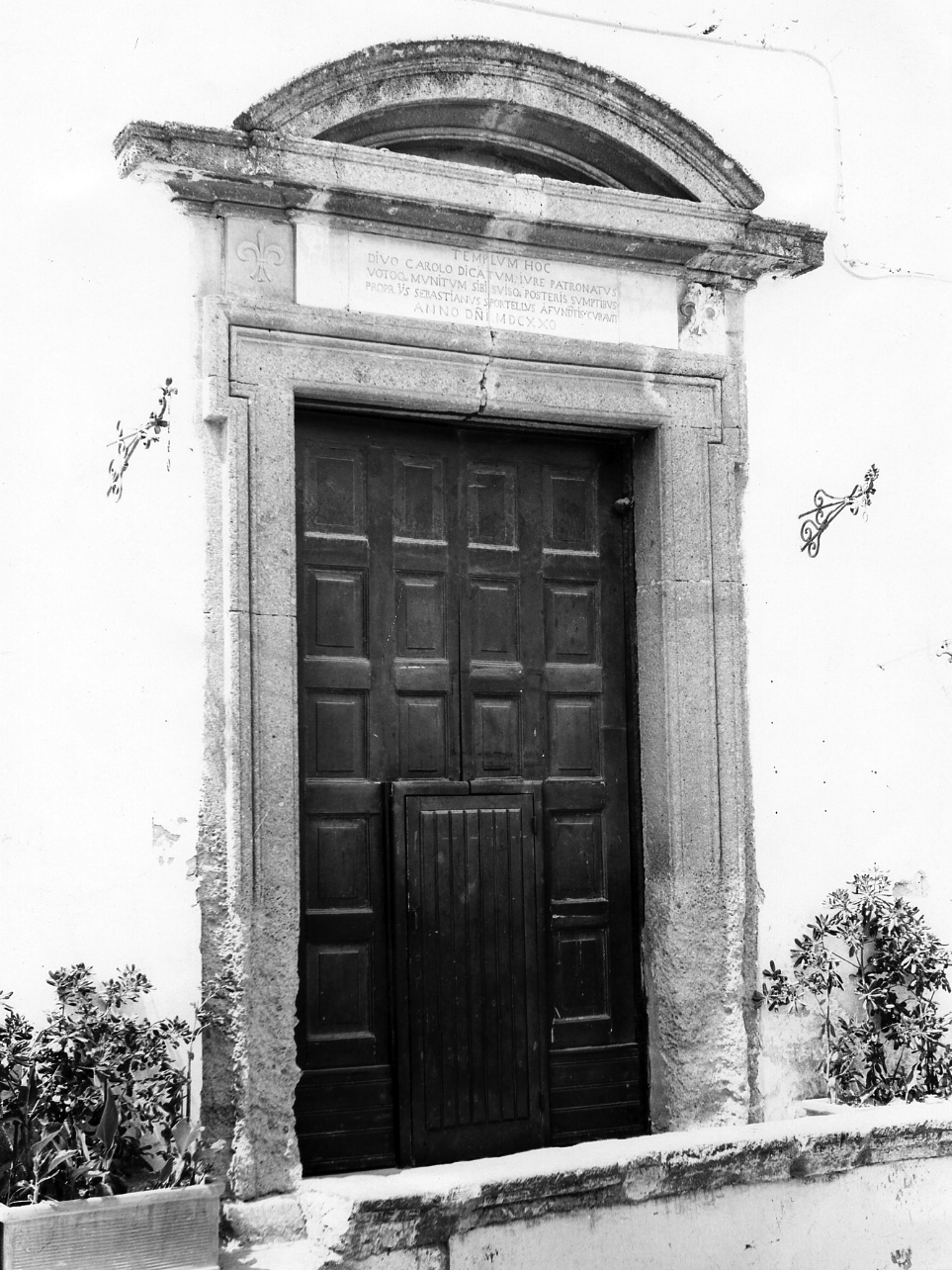 mostra di portale - bottega campana (primo quarto sec. XVII)