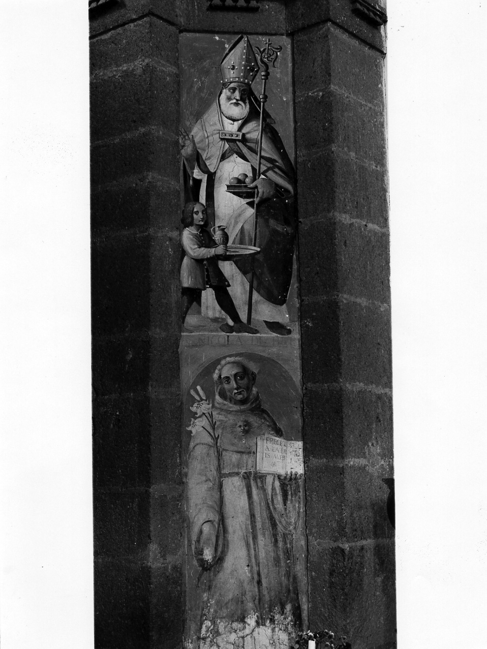 Santo vescovo (dipinto, elemento d'insieme) di Calise Cesare (scuola) (secondo quarto sec. XVII)