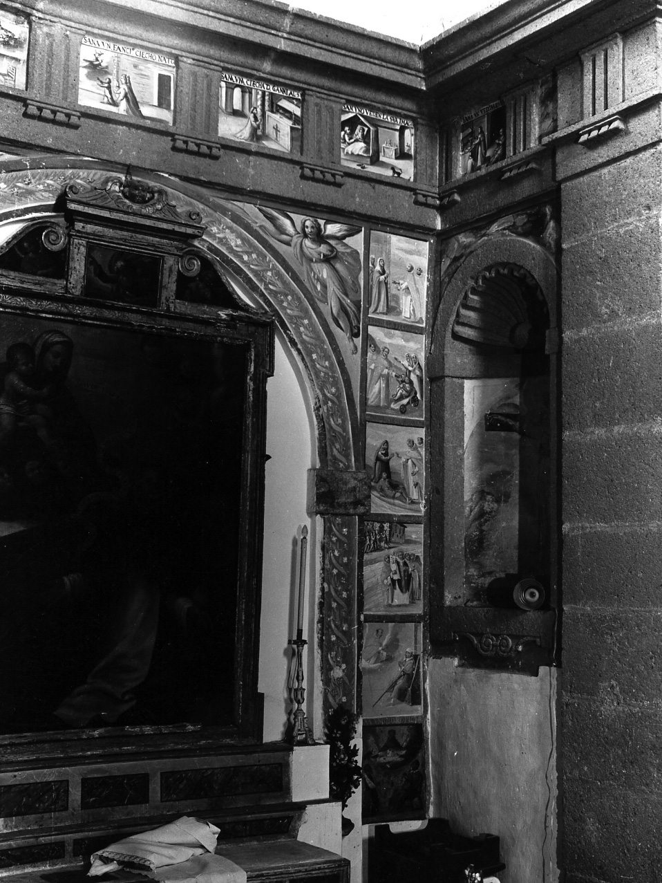 nascita di San Carlo Borromeo (dipinto, elemento d'insieme) di Calise Cesare (scuola) (prima metà sec. XVII)