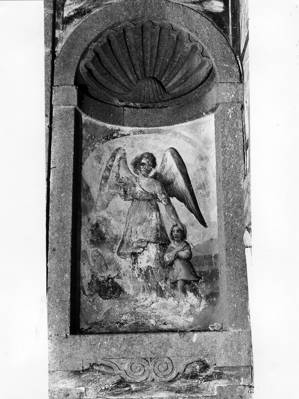 angelo custode (dipinto) - ambito campano (sec. XVII)