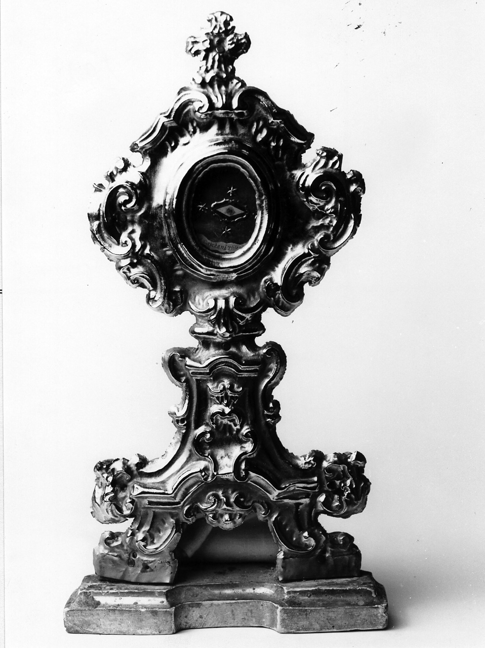 reliquiario - a ostensorio - bottega napoletana (seconda metà sec. XVIII)