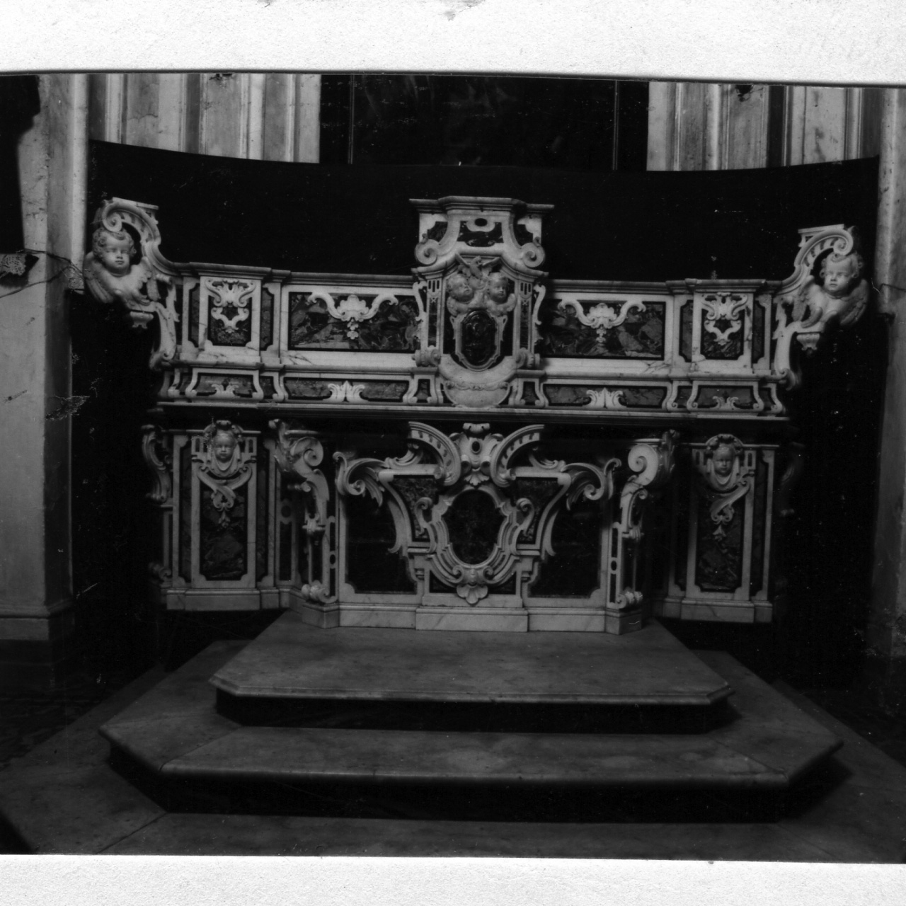 altare maggiore - bottega napoletana (sec. XVIII)