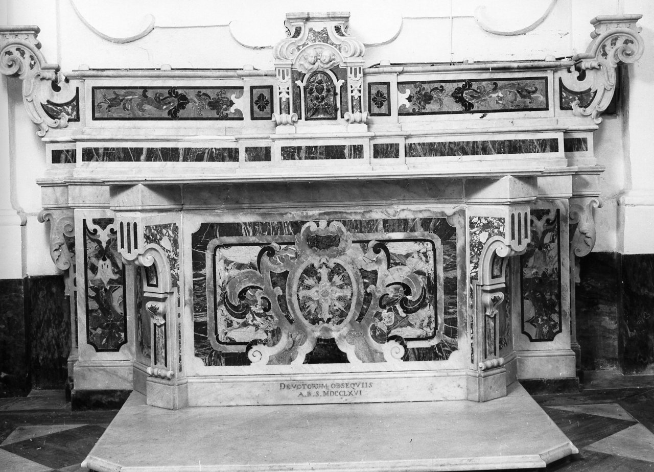 altare - bottega napoletana (sec. XVIII)