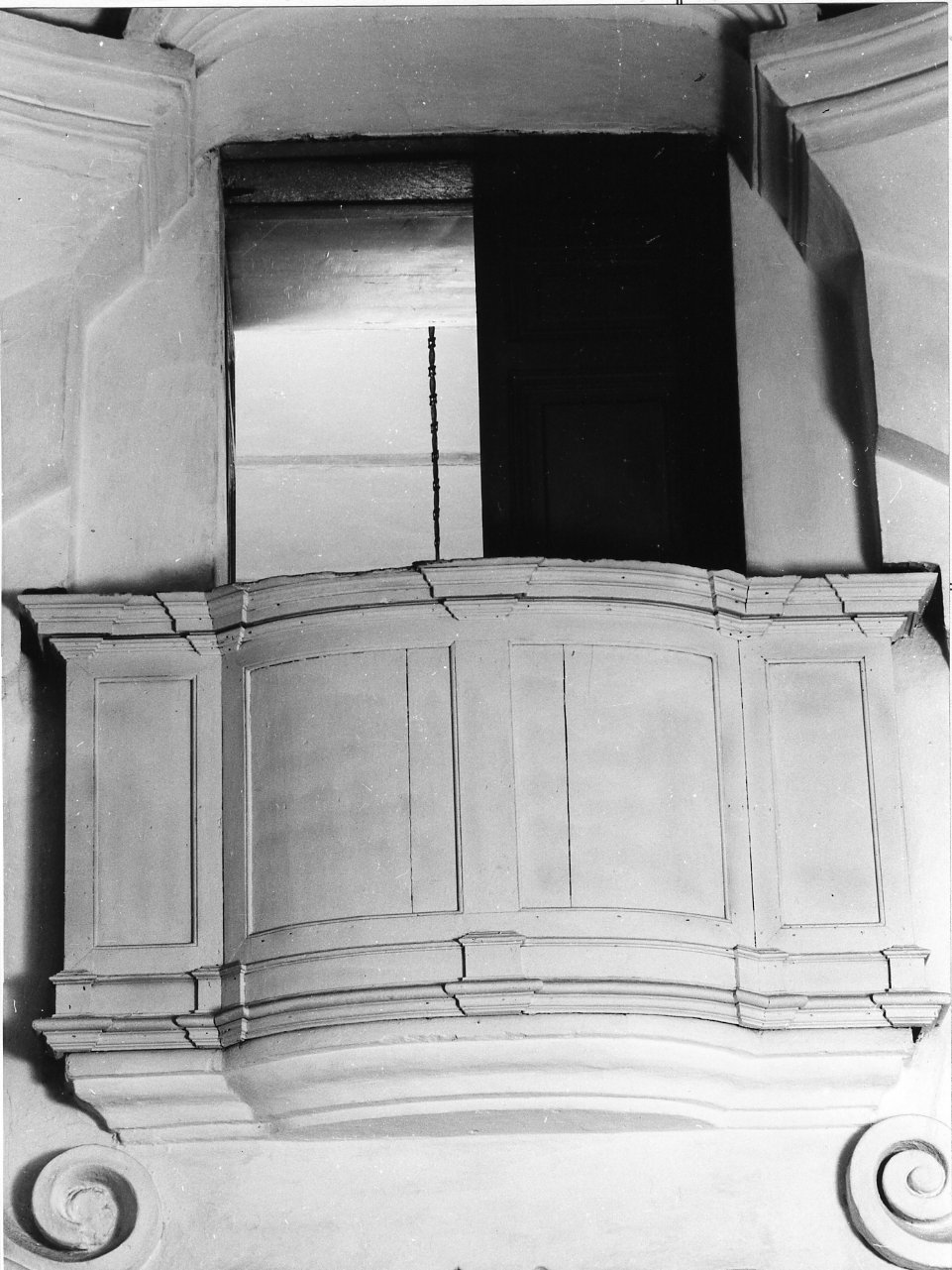 parapetto di cantoria - bottega campana (fine sec. XVIII)