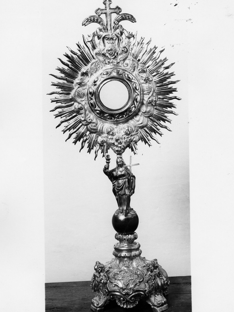 ostensorio - a raggiera - bottega napoletana (metà sec. XVIII)