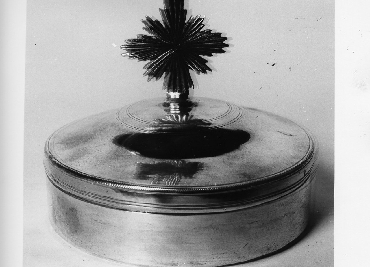teca eucaristica - bottega campana (sec. XIX)