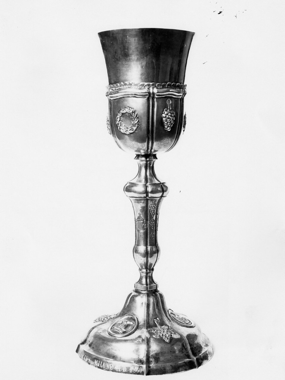 calice - bottega campana (seconda metà sec. XIX)